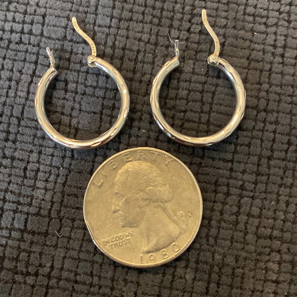 Sterling Silver Hoop Earrings